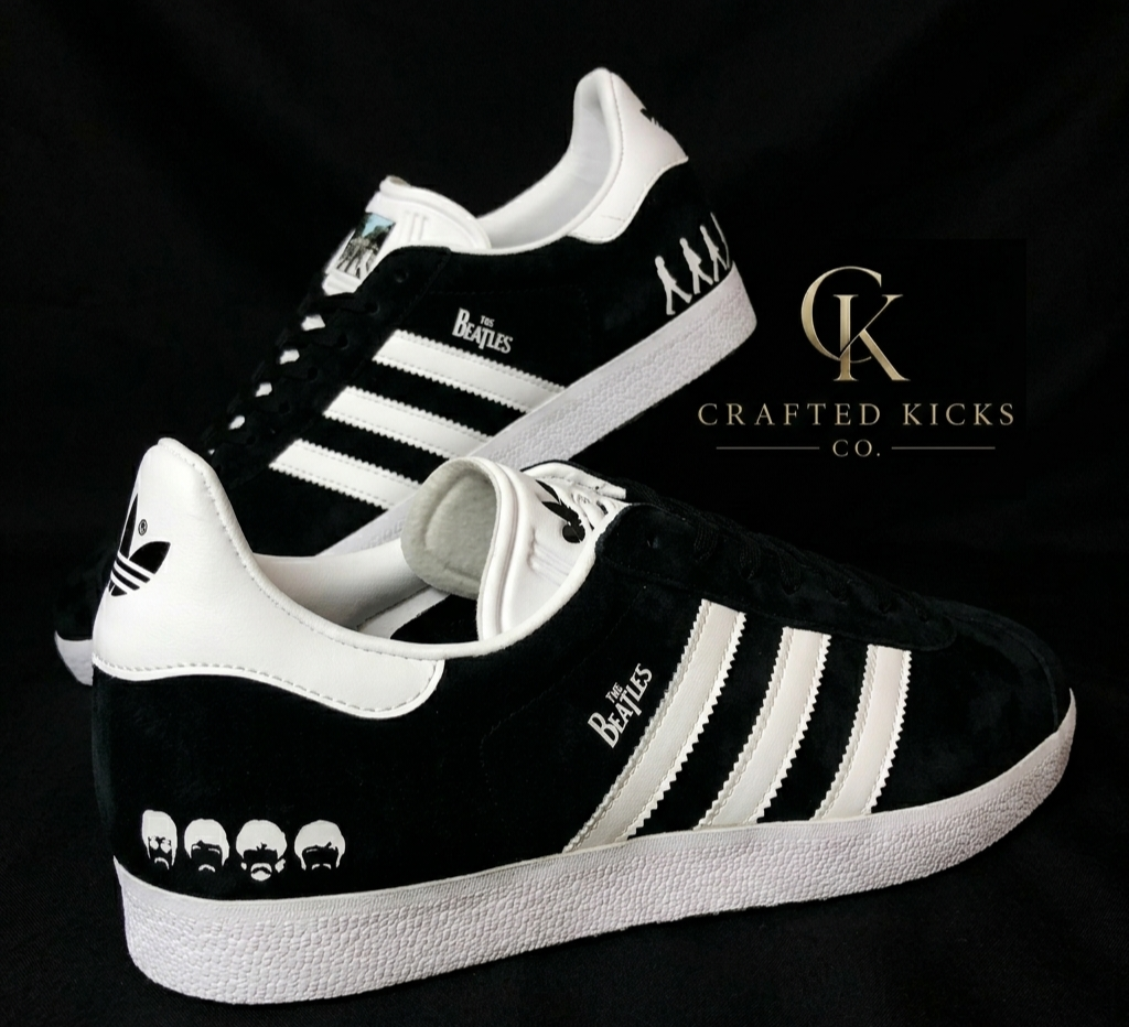 The Beatles x Crafted Kicks Custom Adidas Gazelle