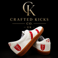 Hull KR Heritage Trainers – White/Red Gum Sole